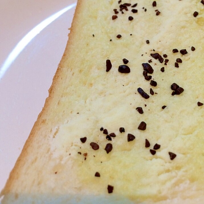 ココナッツミルク珈琲のメロンパントースト